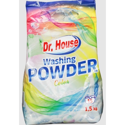 Dr. House prací prášok Color 1,5 kg 15 PD