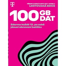 PŘEDPLACENÁ T-MOBILE SIM KARTA 100 GB DAT