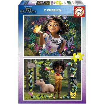 Image 1 of Educa - Puzzle 2x48 Encanto Disney - 40 - 99 piese