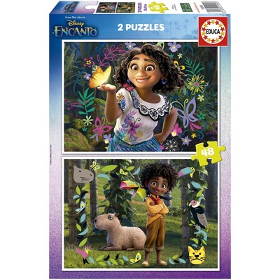 Educa - Puzzle 2x48 Encanto Disney - 40 - 99 piese