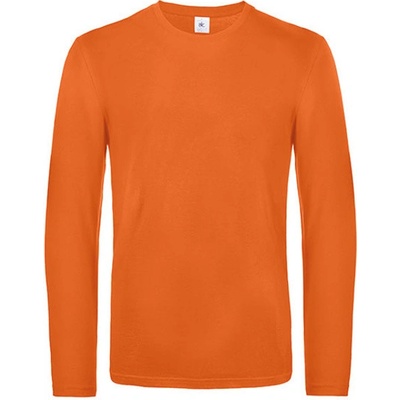 B&C pánske tričko s dlhým rukávom TU07T Urban orange