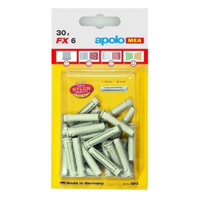 CELO FX 5 универсален найлонов дюбел - 50 бр. / блистер 55FX50 (55FX50)