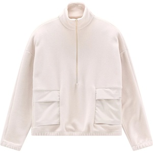 Jeanne Baret Дамски поларен пуловер Jeanne Baret Women's Rochefort Crew Neck Sweater Fleece jumper - Snowdrop - размер 40 (EU) (105-6820-0314)
