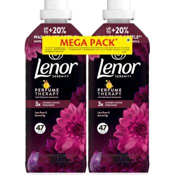 Lenor Омекотител за тъкани Lenor Diamond & Lotus Flower двоен пакет 2 x 987 мл/94 бр