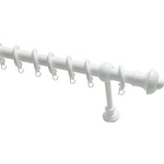 GARDINIA КОРНИЗ БИФО gardinia ф28мм 160см БЯЛ (21)