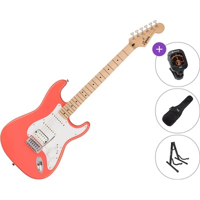 Squier Sonic Stratocaster HSS MN SET Tahitian Coral Електрическа китара