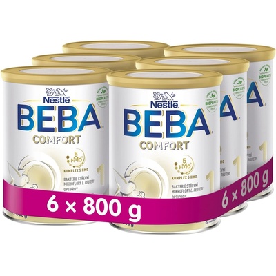 BEBA COMFORT 1 HMO 6 x 800 g – Zboží Mobilmania