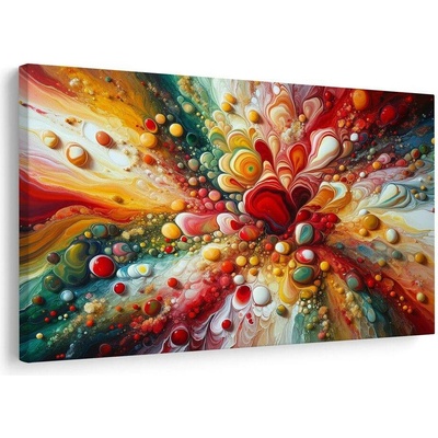 Obraz explozivní barevný chaos - 60x40