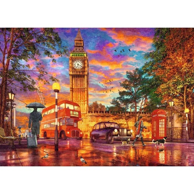 Ravensburger Dominic Davison Západ slnka pri Big Benovi 1000 dielov