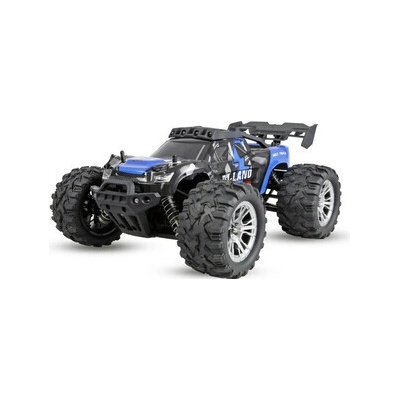 AMEWI Trade e.K. M-Land RC Truggy 48km/h 4WD 1:16 RTR modrý, LED, Waterproof
