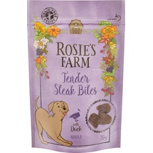 Rosie's Farm Snacks Adult "Tender Steak Bites" s kachnou výhodné balení 3 x 70 g