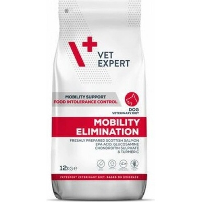 VetExpert Veterinary Diet Mobility Elimination Dog - суха храна предназначена за кучета, страдащи от артрит със съпътстваща хранителна непоносимост, 12 кг, Vet Expert - Полша