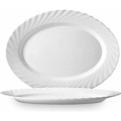 Oválna servírovacia misa Trianon, Arcoroc, 290 mm, Biela, 290 × 214 × 22 mm D6891