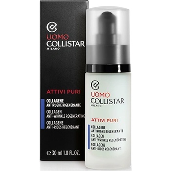 Collistar Uomo Attivi Puri Collagen Anti-Wrinkle Regenerating регенериращ колагенов концентрат за лице за мъже 30 мл