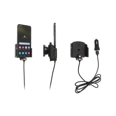 Brodit držiak do auta na Samsung Galaxy S22, v puzdre, nastaviteľný, s nabíjaním z CL/USB 721298