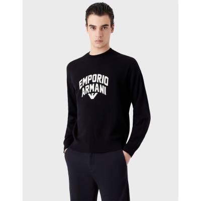 Giorgio Armani Блуза Emporio Armani Knit Sweatshirt - Navy