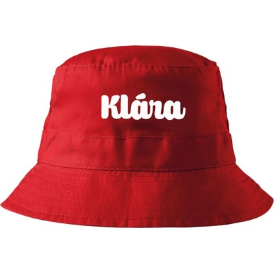 Teens klobúčik s menom červený