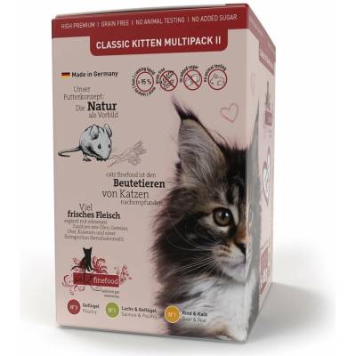 catz finefood Classic Kitten multibalení II 5+1 6× 85 g