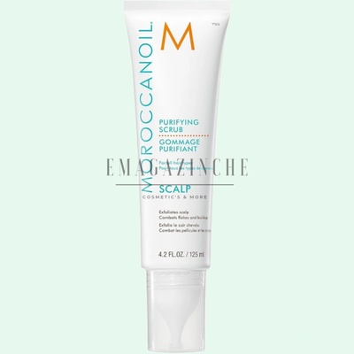 Moroccanoil Moroccanoil Нежен ексфолиращ скраб за скалпа преди шампоан 125 мл Scalp Purifying Pre-Wash Scalp Scrub (MRCFMC-PURSCA125BU)