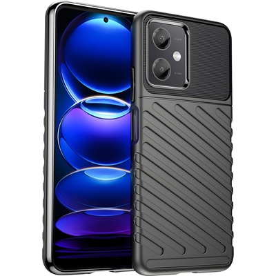 Xiaomi Здрав калъф Thunder за Xiaomi Poco X5 5G/Redmi Note 12 5G - Черен KP26302