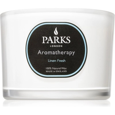 Parks London Aromatherapy Linen Fresh ароматна свещ 80 гр