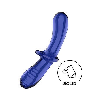 Satisfyer Double Crystal Light Blue