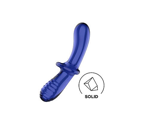 Satisfyer Double Crystal Light Blue