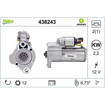 Startér VALEO 438243