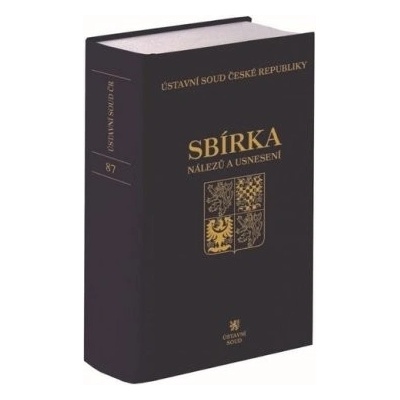 Sbírka nálezů a usnesení ÚS ČR, svazek 87 vč. CD EJ128