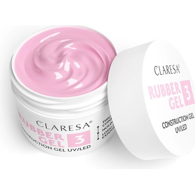 Claresa stavebný gél na nechty Rubber 3 12 g