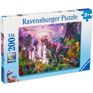 Ravensburger Пъзел Ravensburger от 200 XXL части - Кралят на динозаврите (12892) - baby