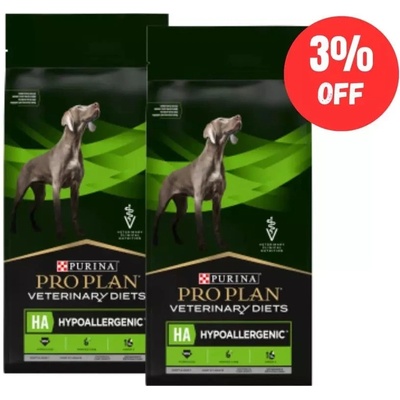 Pro Plan Veterinary Diets Canine Hypoallergenic HA 2 x 11 kg