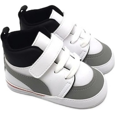 Funny Baby Бебешки буйки Funny Baby - Premium, размер 18, 8-12 м, кецове, бели (7373-22)