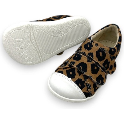 Mido Shoes detské barefoot plátenky shoes pantera