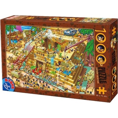 D-Toys Stavba pyramidy 1000 dielov
