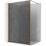 Mexen Kioto душ стена Walk-in 80 x 200 cm, crackle графит 12 mm, четкана мед - 800-080-101-65-44-X (800-080-101-65-44-X)