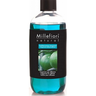 Millefiori Natural Náplň pro difuzér Mediterranean Bergamot 500 ml – Zboží Mobilmania