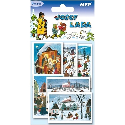 MFP paper Jmenovka na dárky - Josef Lada (6ks)