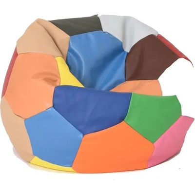 Pufrelax Пуф топка за деца до 3 г. , 80л. Telstar Baby - Mozaic, Еко кожа, Пълнеж от Полистиролни перли, Цвят според складовата наличност