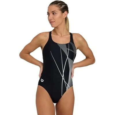 Arena Branch Swimsuit Swim Pro Back černá