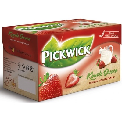 Pickwick Jahody se smetanou ovocný čaj 20 x 2 g