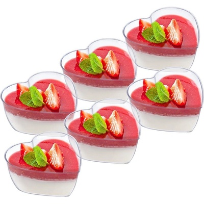 Orion Pohárik na dezerty SRDCE plast 6 x 120 ml