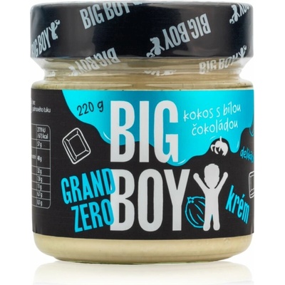 Big Boy Grand Zero Coconut and White Chocolate kokosová nátierka s čokoládou 220 g