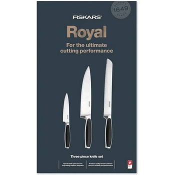 Fiskars Комплект кухненски ножове Royal, 3 броя (FS 1016464)
