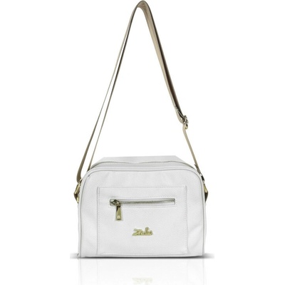 Zellia dámska crossbody kabelka Zlb303 biela 25 x 18 x 5 cm