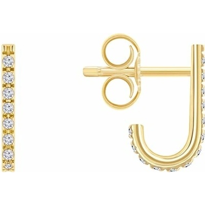 Eppi minimalistické náušnice s diamantmi Kilian E42797