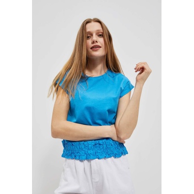 Moodo Гладка азурна тениска Moodo Moodo | Sin | ЖЕНИ | XS