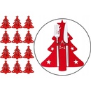 Vianočné prestieranie na príbory Ruhhy 22304 v tvare stromčeka sada 12 ks