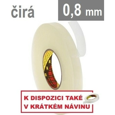 3M VHB 4658 Obojstranne lepiaca páska odstrániteľná odlepením 0,8 mm 19 mm x 25 m číra