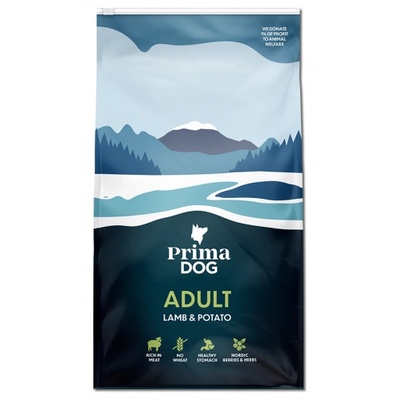 Prima Pet Premium Prima Dog Lamb - Potato Adult - суха храна за пораснали кучета с агнешко и картофи - 10 кг - 10121